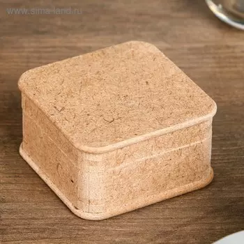 Шкатулка для декора из МДФ 6,5х6,5х3,5 см
