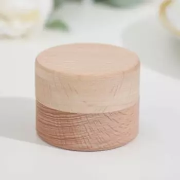 Шкатулка для колец, бук, 5,2х4,2 см