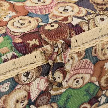 Шкатулка для рукоделия и шитья «Плюшевые медвежата», хранение ниток, иголок, мелочи, 192614.5 см