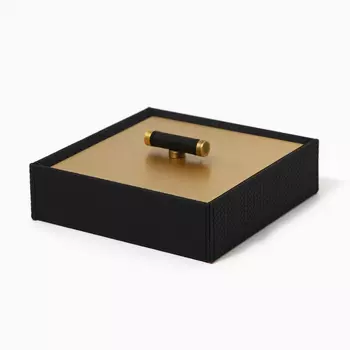 Шкатулка для украшений «Изыск», экокожа, 15.315.3 см