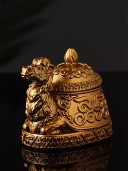 Шкатулка для украшений с крышкой «Верблюд», 1187 см, гипс под бронзу
