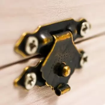 Шкатулка "Домик у речки" 18,5х14 см молочный