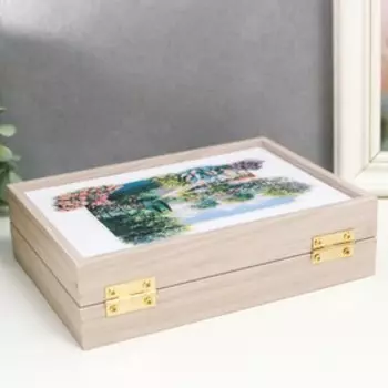 Шкатулка "Дорога в саду" 18,5х14 см