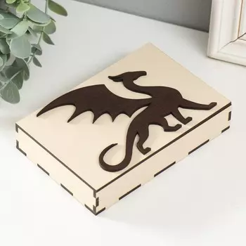 Шкатулка "Дракон" 15х10х3 см