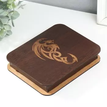 Шкатулка "Дракон трайбл" 17х14х3 см