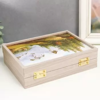 Шкатулка "Горы" 18,5х14 см