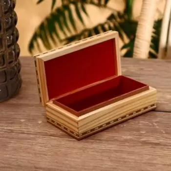 Шкатулка "Инди" дерево 16х8 см