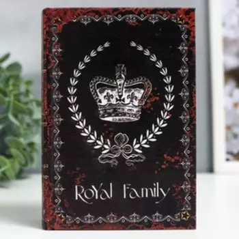 Шкатулка-книга дерево кожзам "Ретро. Корона империи" 16х11х4,5 см
