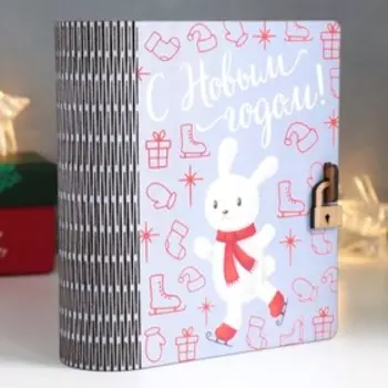 Шкатулка-книга "Коньки" 14х10х5,5 см