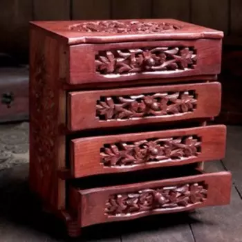 Шкатулка - комод «Резная», 23.51329 см, дерево