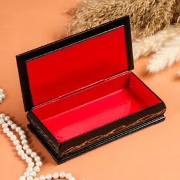 Шкатулка - купюрница «Ангелочки», 8,517 см, лаковая миниатюра