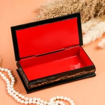 Шкатулка - купюрница «Ангелочки в облаках», 8,517 см, лаковая миниатюра