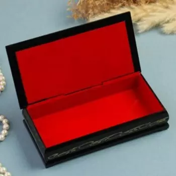 Шкатулка - купюрница «Ландыши», 8,517 см, лаковая миниатюра