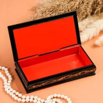 Шкатулка - купюрница «Тройка», 8,5×17 см, лаковая миниатюра