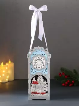 Шкатулка "Лошадка 2026" с сувениром, 12х10х27, голубой