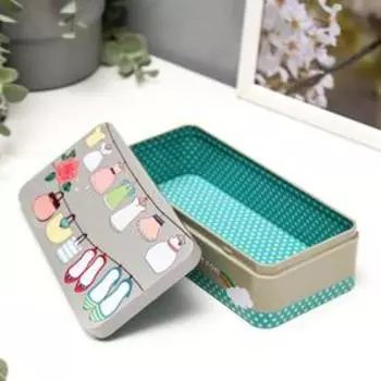 Шкатулка металл "Любимый гардероб" 5х18х8,5 см