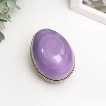 шкатулка металл яйцо домик цыплят 6,5*5*4,5 см