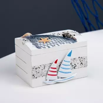 Деревянная шкатулка для украшений «Море» 966 см