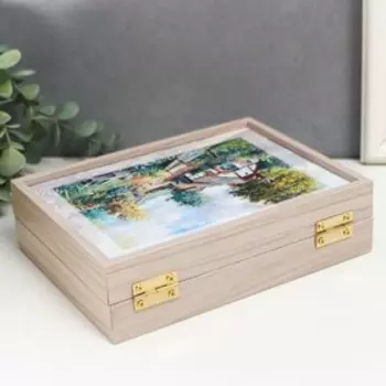Шкатулка "Мостик" 18,5х14 см
