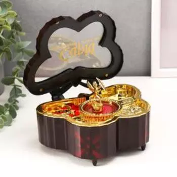 Шкатулка музыкальная "Бабочка большая" механическая 11х15х6 см