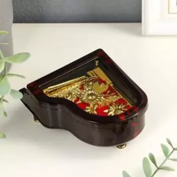 Шкатулка музыкальная "Рояль" 10х8х5,5 см