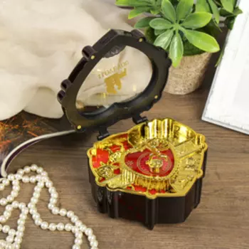 Шкатулка музыкальная "Сердце" механическая А8-2 13,5х12,5 см