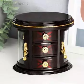 Шкатулка музыкальная "Шкаф овал" 16х10х15 см