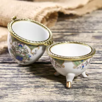 Шкатулка "Незабудки" 10х6 см