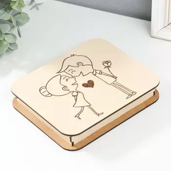 Шкатулка "Парочка" 17х14х3 см