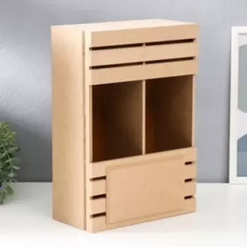 Шкатулка под роспись под 2 бутылки 35х24х12 см МИКС