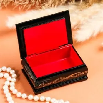 Шкатулка «Птица в пионах», 69 см, лаковая миниатюра