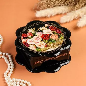 Шкатулка «Розы», 1616 см, лаковая миниатюра