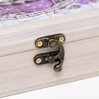 Шкатулка с делениями молочный дуб 31х26,5х5 см