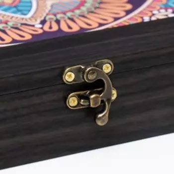 Шкатулка с делениями венге 31х26,5х5 см