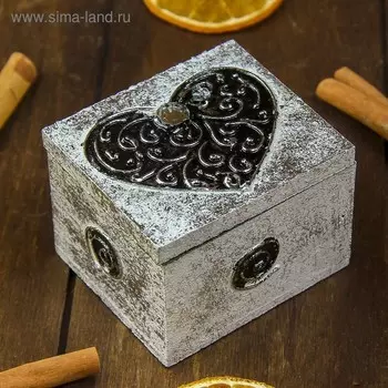 Шкатулка "Сердце" 7х6х5 см
