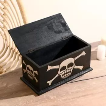 Шкатулка "Скелет" 32х16х21 см, албезия