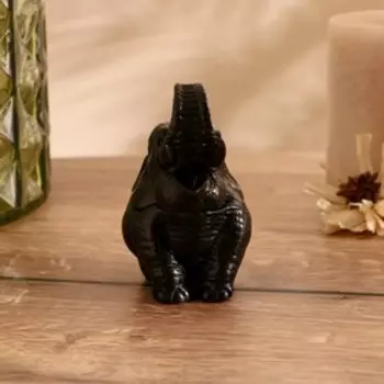 Шкатулка "Слон" смола 10х8 см