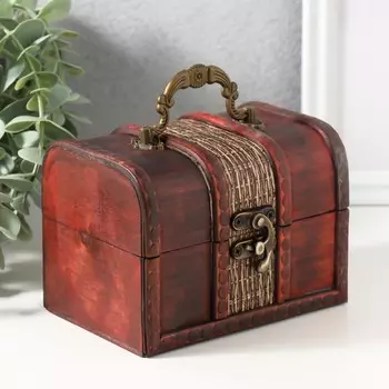 Шкатулка для украшений «Сундук. Абрэмо», дерево, 9139.5 см