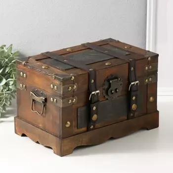 Шкатулка сундук дерево "Ремо" 29х18х18 см