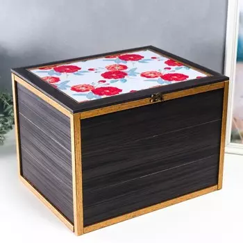 Шкатулка Сундук Венге 2 картинки 35,5х44,5х32 см