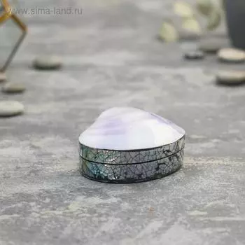 Шкатулка "Токлай" 8х6х3 см ракушка