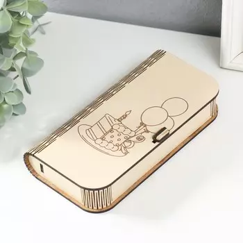 Шкатулка "Тортик" 17х8,5х3 см