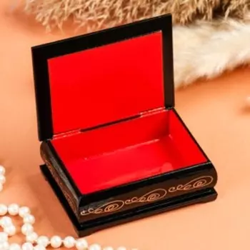 Шкатулка "Весенние цветы в вазе" , 8х10 см , лаковая миниатюра