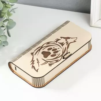 Шкатулка "Волк" 17х8,5х3 см