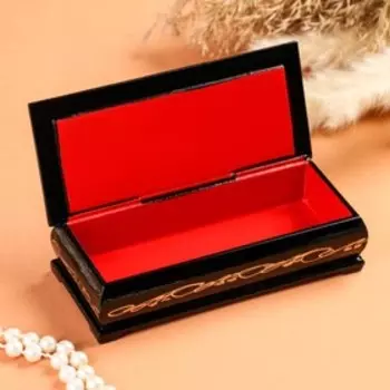 Шкатулка «Жостово», 146 см, лаковая миниатюра