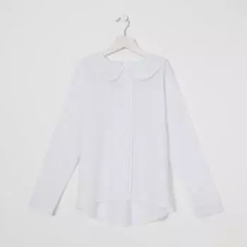 Школьная блузка для девочки, цвет белый, рост 134
