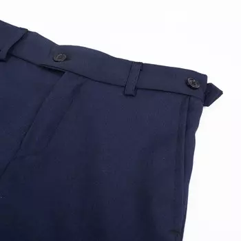 Школьные брюки для мальчиков, цвет синий, рост 140-146см