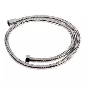 Шланг для душа Accoona A386-12, усиленный, 120 см, латунная гайка, латунный конус, хром
