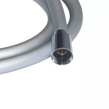 Шланг для душа IDDIS Optima Home, силиконовый, 1,5 м, серебряный