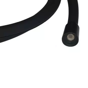 Шланг для душа IDDIS Optima Home, силиконовый, 1,2 м, чёрный матовый